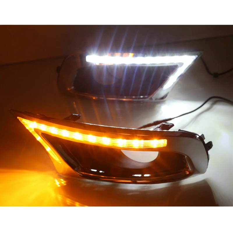 1 пара Габаритные огни для Toyota Camry 2009 2010 2011 Автомобильный светодиодный LED DRL