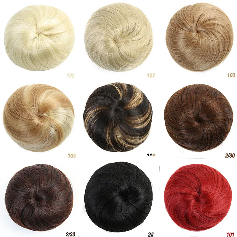 AILIADE 9 цветов высокотемпературная эластичная резинка для волос шиньон Пончик