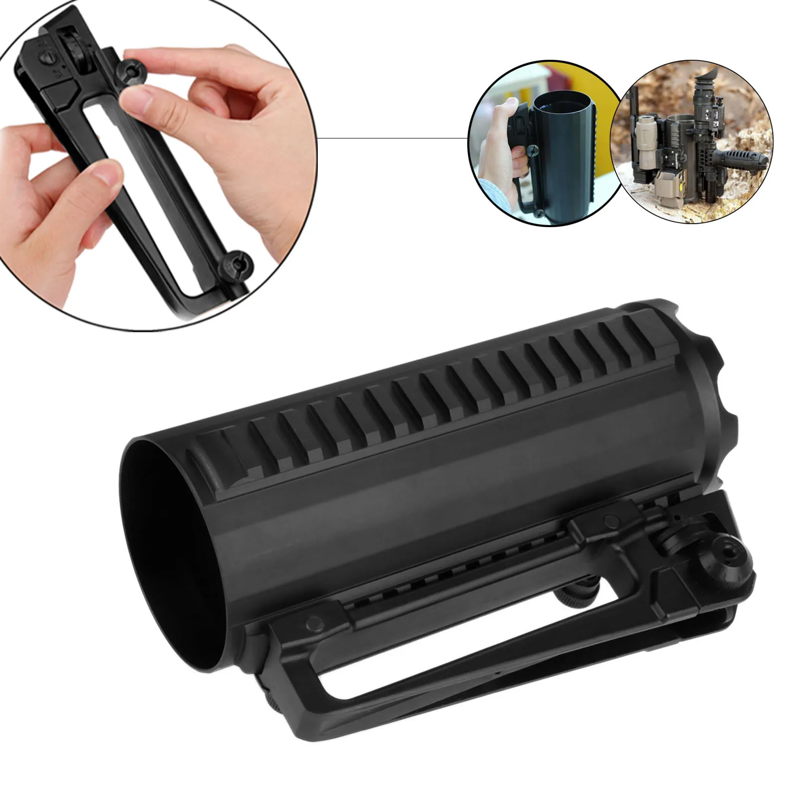 Охотничья тактическая пивная кружка с Рельсом 20 мм многофункциональная походная