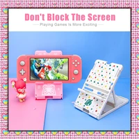 for nintendo switch game stand holder folding adjustable portable foldable hold holder main chassis bracket compact playstand