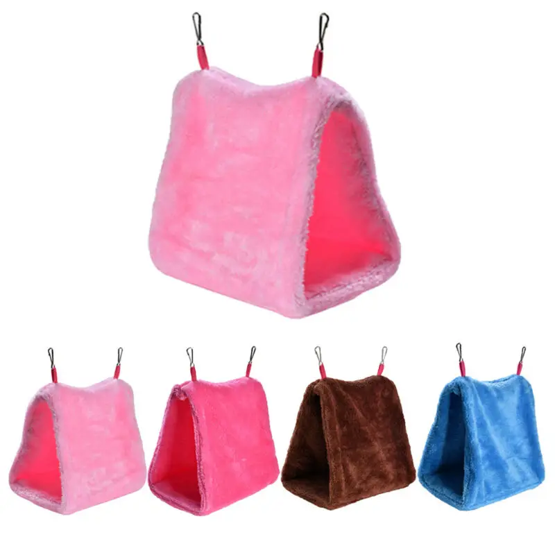 Новинка 2020 Лидер продаж попугай птица флисовый плюшевый теплый гамак клетка