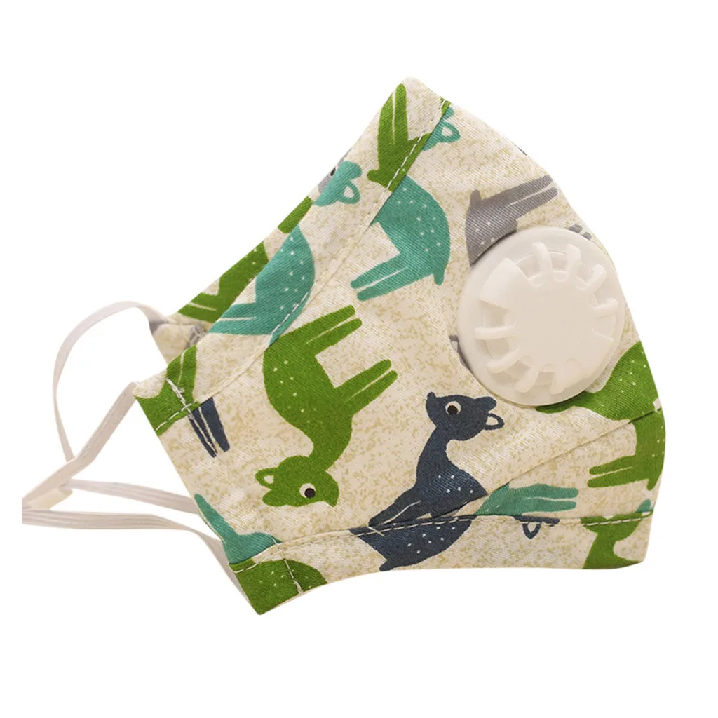 1 шт. детская дышащая защитная маска для лица с рисунком |