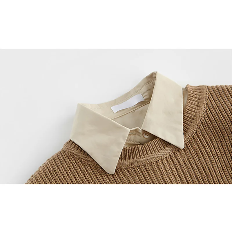 Женский трикотажный Костюм-двойка корейский комплект из двух предметов короткая