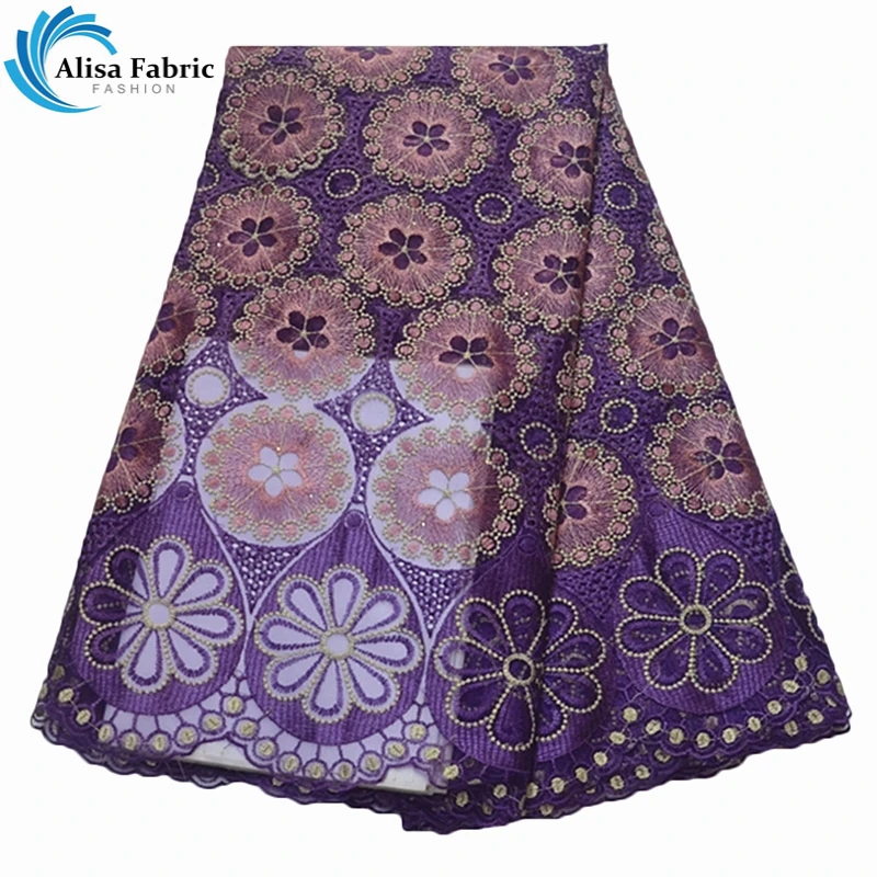 Белая вышитая африканская кружевная ткань Alisa высокое качество 2021 французские
