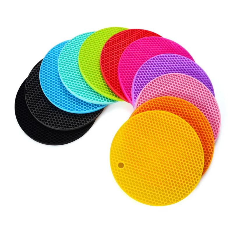 

Table Placemat Kitchen Gadget Silicone Insulation Mat Coaster Heat for Kitchen Tools Resistant Non-slip Pad Kitchen Accessories