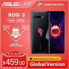 Смартфон ASUS ROG Phone 3, глобальная версия дюйма, процессор Snapdragon 5G Plus, 8 ОЗУ, 128 ПЗУ, 865 мА  ч, 6000 Гц, 2sim-карты, Поддержка NFC