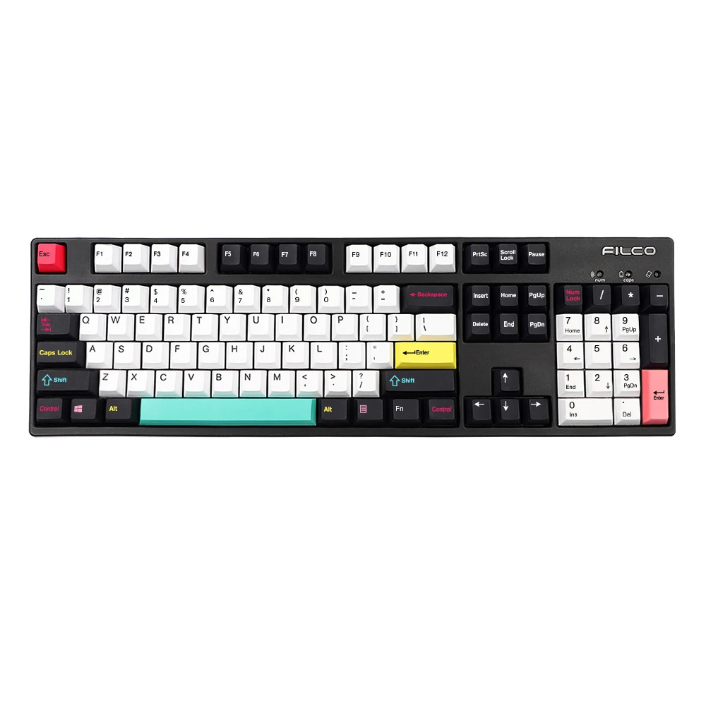 

121 Keys Future Funk KeyCaps PBT Dye Subbed Cherry Profile Keycap 1.75U 2U Shift For GK61 64 84 tkl87 98 104 MX Switches Key cap