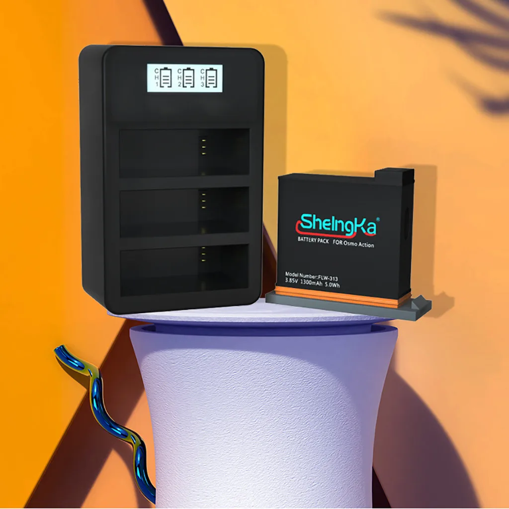 Зарядное устройство для экшн камеры интеллектуальное зарядное портативное