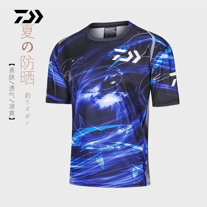 2019 Новая летняя рубашка для рыбалки с короткими рукавами дышащая Спортивная