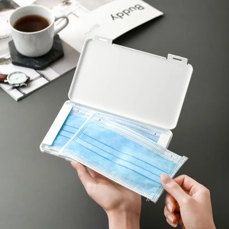 Портативный контейнер для хранения маски лица пылезащитный чехол держатель