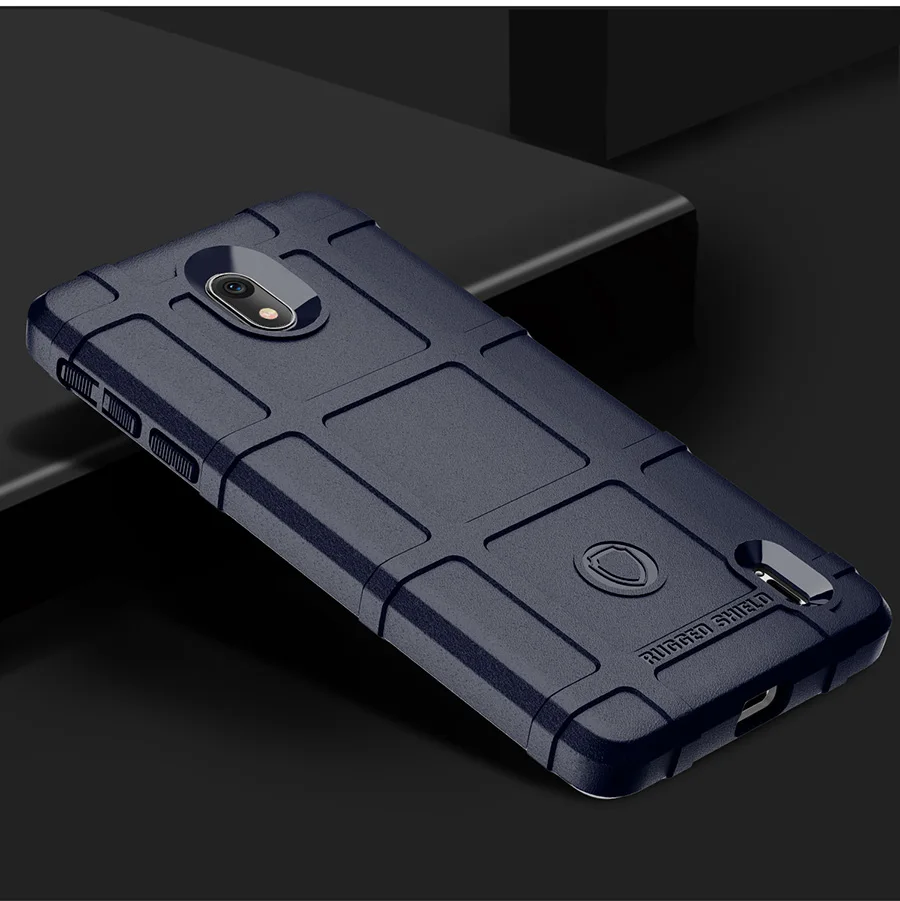 blue Сверхмощный телефонные чехлы для Nokia 7 1 7,1 3,1 3 плюс X7 X71 X3 3,2 4,2 6,2 6,1 7,2 3A 3C чехол силиконовый резиновый бронированный жесткий чехол сильный - Цвет: blue