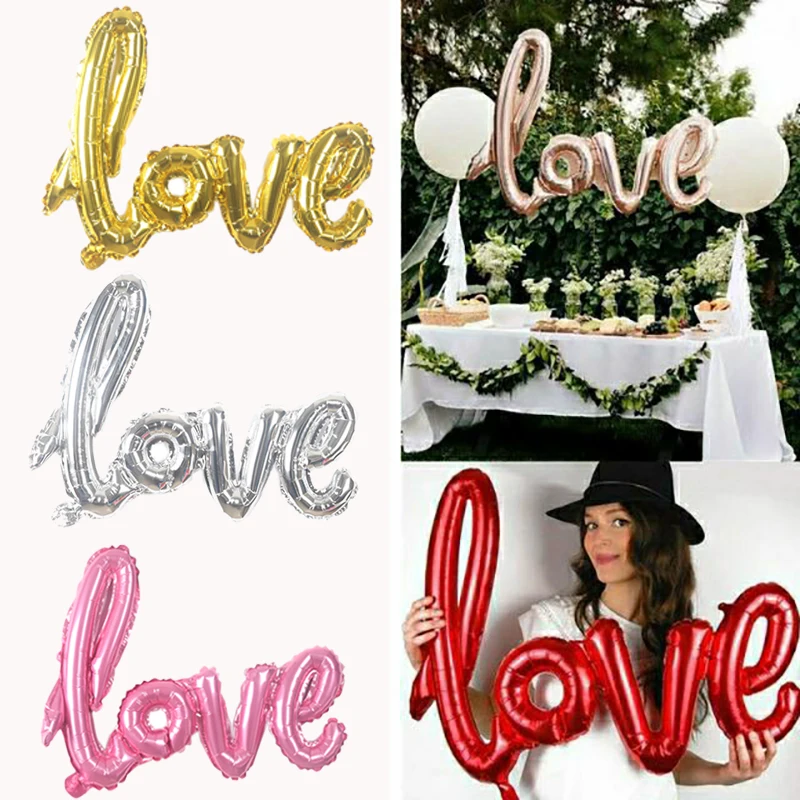 1 шт. 108 см Большой Размеры розовое золото красные воздушные шары из фольги с