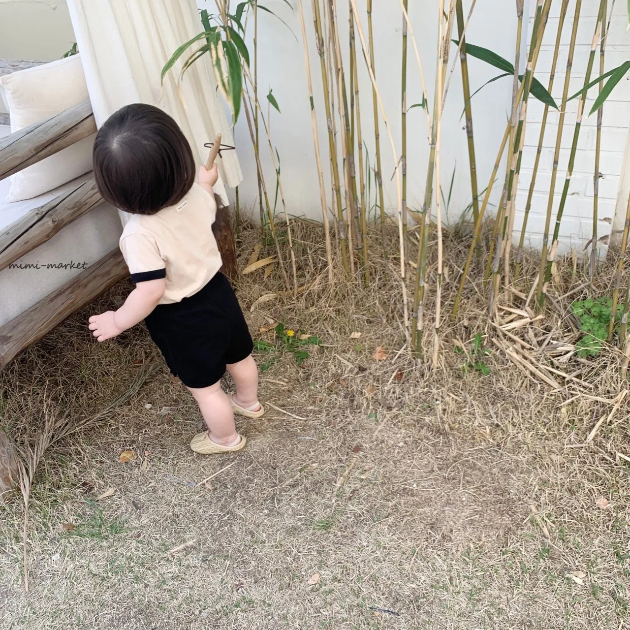 

8078 Baby Clothing Set Color Contrast Baby Boy Suit Summer New 2021 Simple Fashion Baby Girl 2 Pieces Suit Top+Short Toddler Set