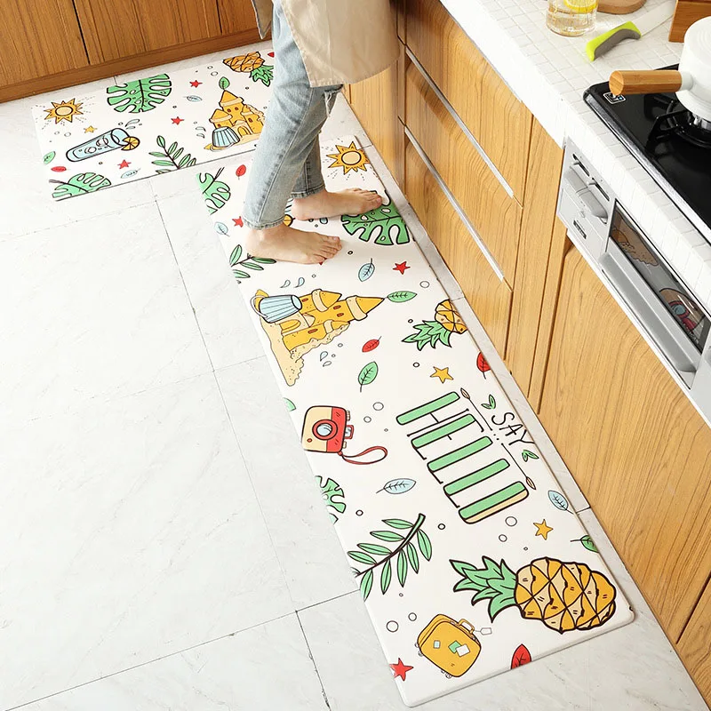 1 шт. ПВХ-коврик для кухни | Дом и сад