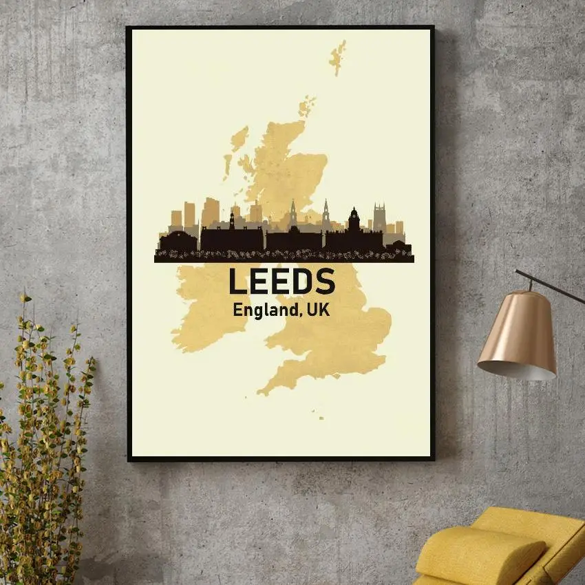 

Leeds UK Art Canvas Poster Home Decoration Painting No Frame