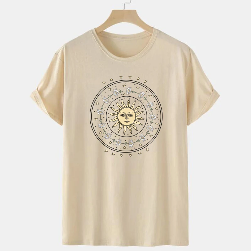 

Женская футболка с коротким рукавом kuakuayu HJN Sun Daisy Celestial