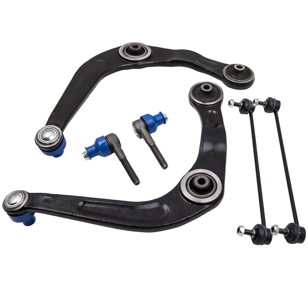 

Suspension Control Arm Wishbone+Stabiliser Link+Tie Rod End For Peugeot 206