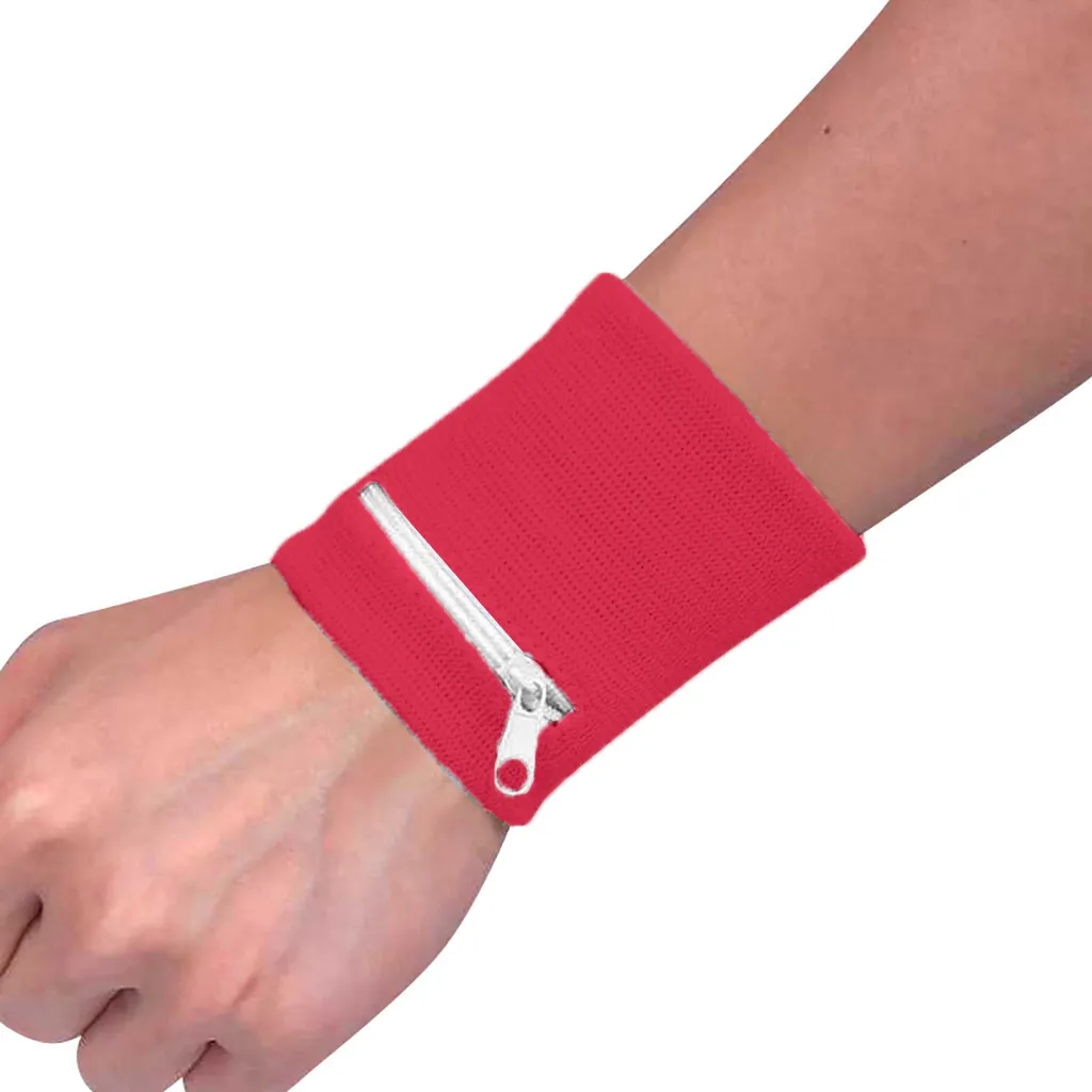 Кошелек на молнии для запястья сумка бега спортивная руку MP3 хранения ключей