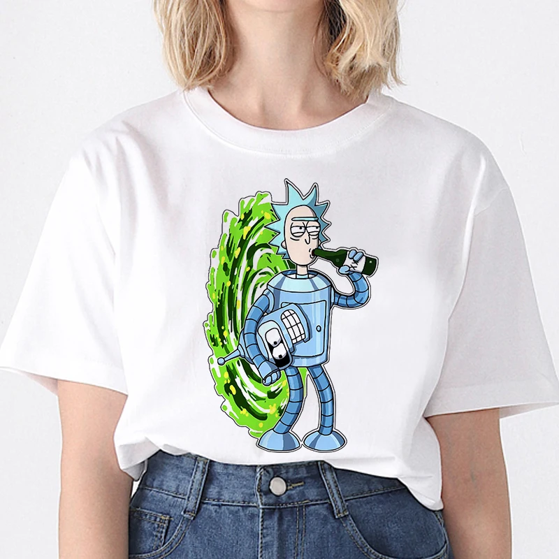 

Cute cartoon T-shirt Zombie summer T-shirt Girls printed T Shirt vogue pretty girl clothing Leisure female T-shirt Streetwear