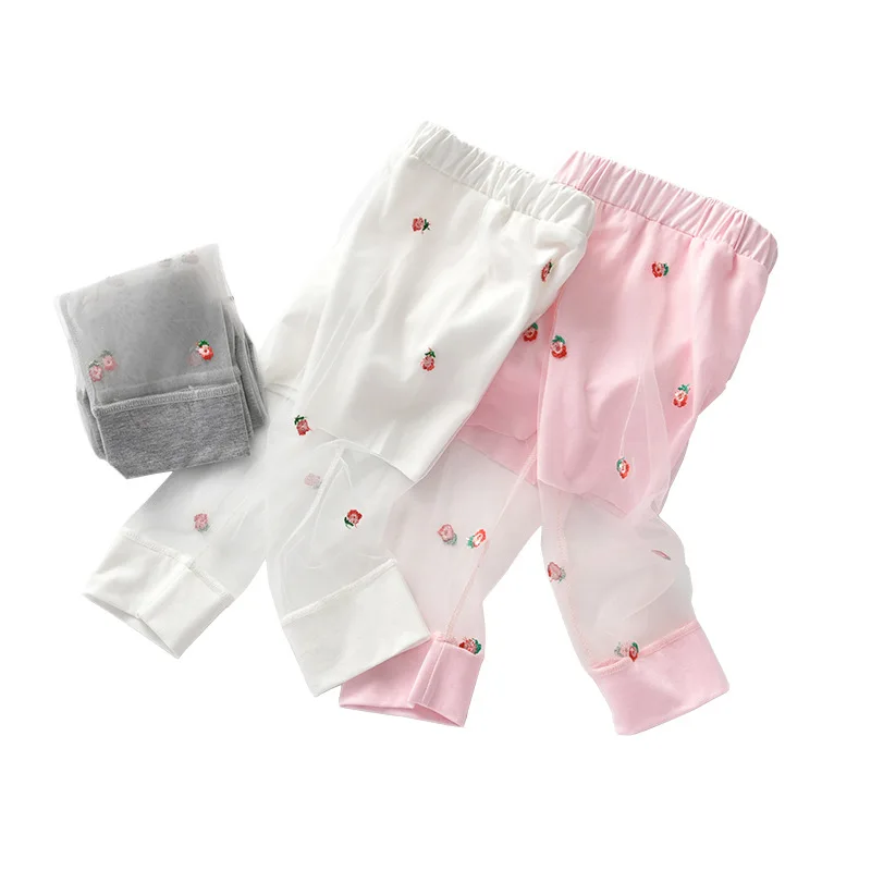 Для девочек противомоскитные штаны детская одежда 2019 Новинка Одежда для