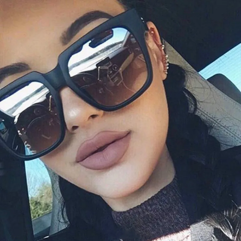 Классические популярные Квадратные Солнцезащитные очки модные солнцезащитные