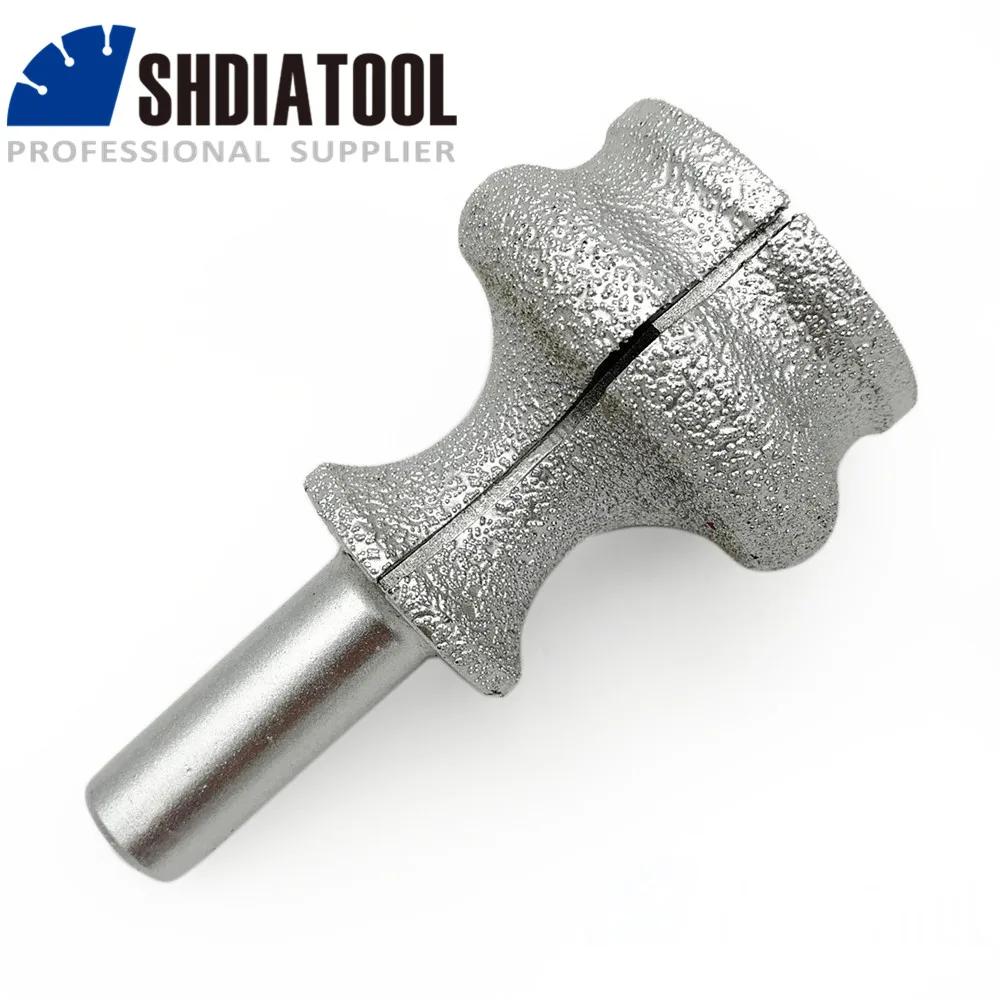 SHDIATOOL №29 T2 Вакуумные Паяные алмазные фрезы для контурной обработки с 1/2 &quotдля