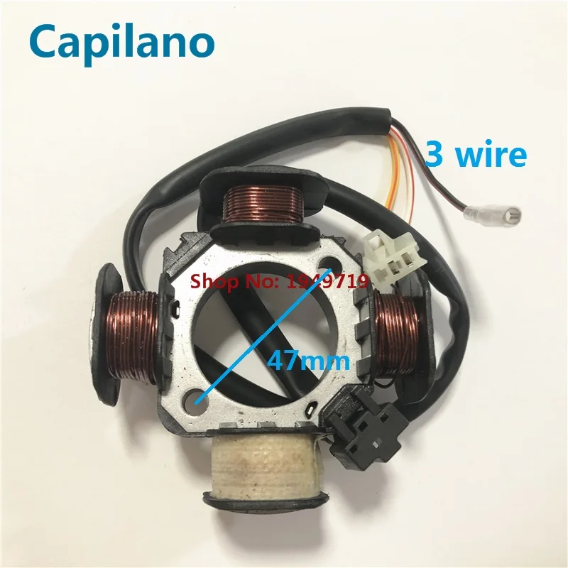 Мотоцикл AG50 внутренний ротор зажигания статора Магнето катушки для SUZUKI 50cc AG 50 60