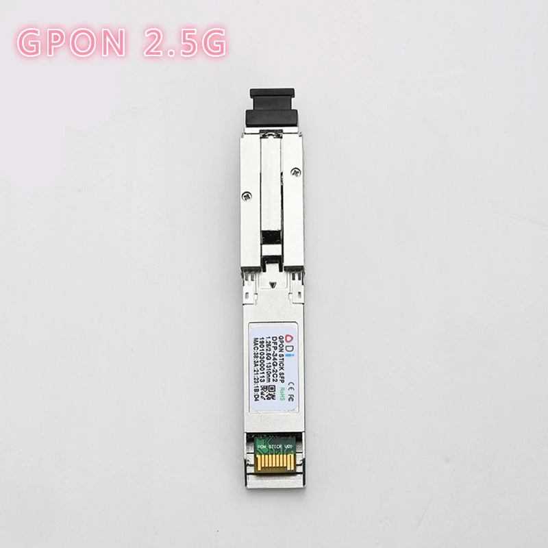 E/GXPON SFP ONU Stick с MAC SC разъем c DDM pon модуль 1490/1330nm 1 25/2 5G XPON/EPON/GPON (1 244 Гбит/с/2 55G)802.3ah
