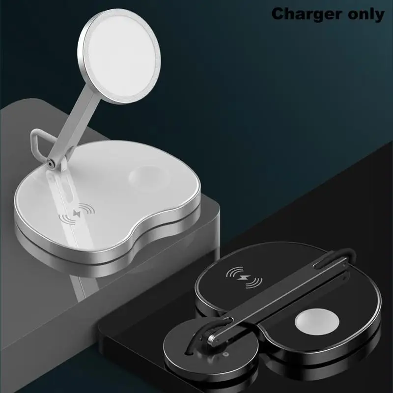

3 in 1 Mag/safe Wireless Charging Station For iPhone 12 Mini Pro Max E5R2