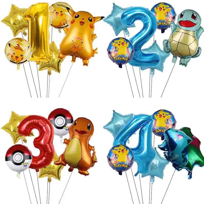 1 комплект серии Pokemon Пикачу Дженни черепаха алюминиевый детские трусы с рисунком