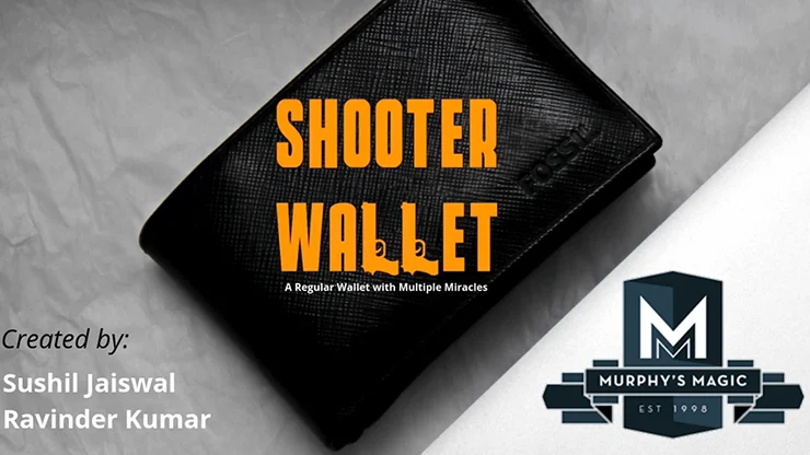 

Shooter Wallet by Sushil Jaiswal and Ravinder Kumar -Magic tricks