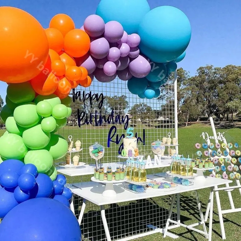 

Global Macaron Pruple Pastel Balloons Garland Arch Kit Birthday Wedding Halloween DIY Baby Shower Anniversary Party Decoration