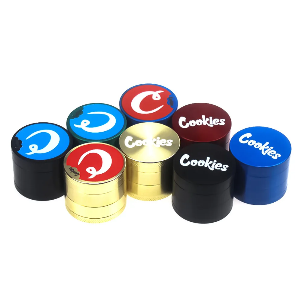 

Mini Printed Zinc alloy 40*36mm Four-layer cigarette Grinder Tobacco Weed Smoke Grinder crusher Kitchen Gadgets