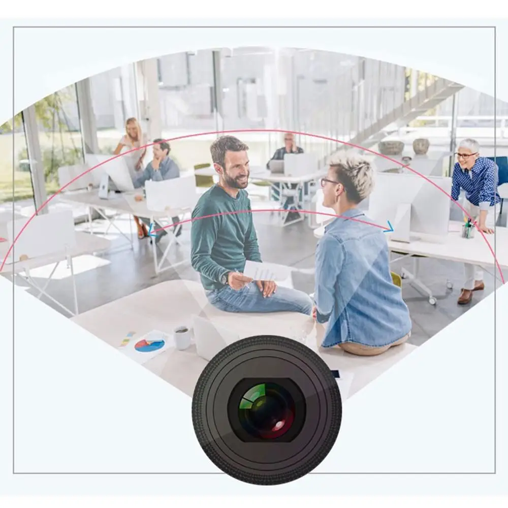 

New Conference Live Streaming 1080p 2K USB Computer Webcam Fill Light High Definition Computer Camera Beauty Driver-free