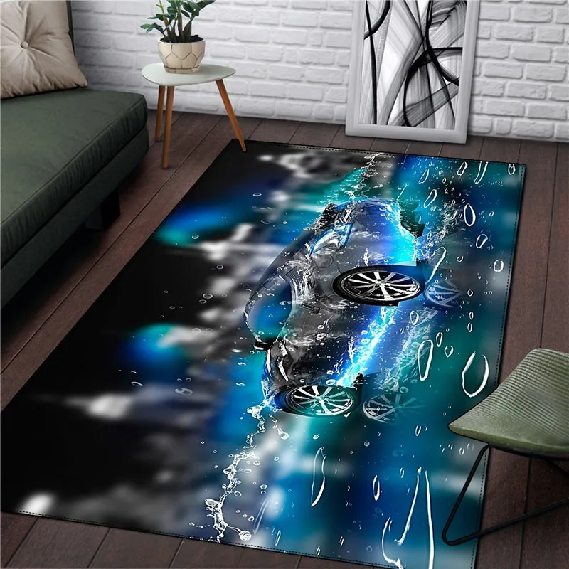 Ковер в стиле хип хоп для дома Квадратный пикника простой ковер кухни и комнаты