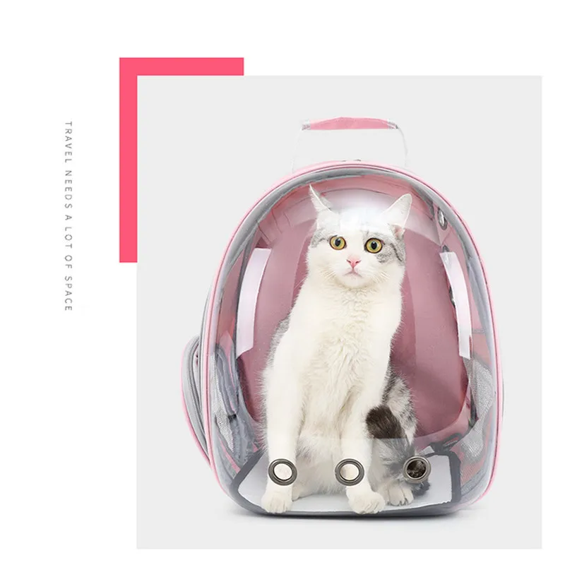 

Backpack for Cat Carrier Bags Breathable Pet Space BagSmall Dog Cat Backpack Travel Space Cat Carrier Transport Bag Cat Backpack