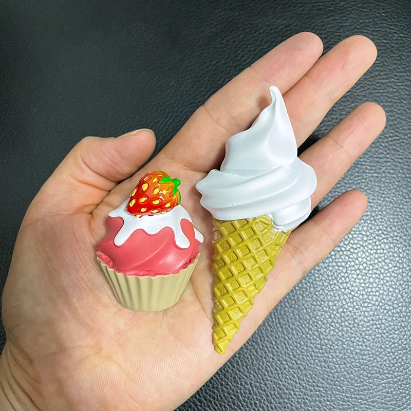 Ручной работы имитация холодильник для пищи магниты 3D декоративные мороженного