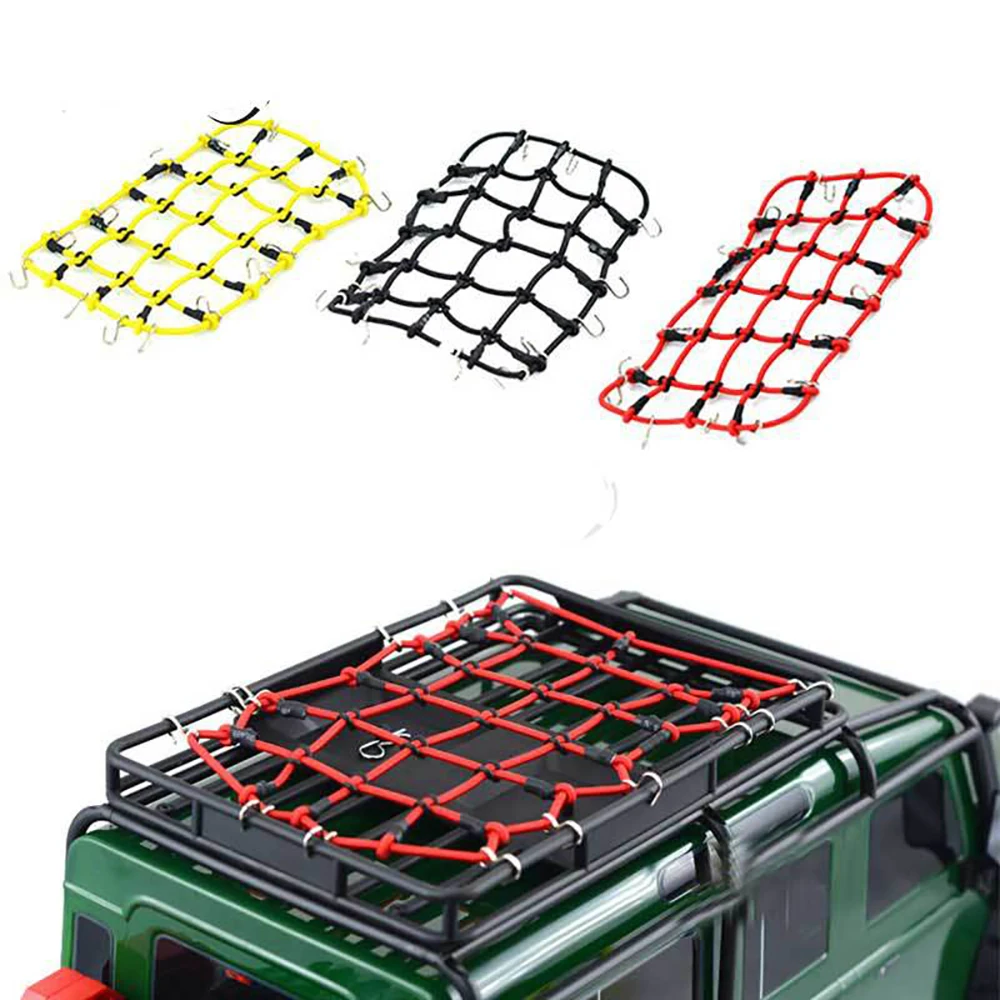 RC Car 1:10 Parts Accessories Elastic Luggage Net for Axial SCX10 90046  Traxxas TRX-4 Tamiya CC01 RC4WD D90 D110 Rock Crawler