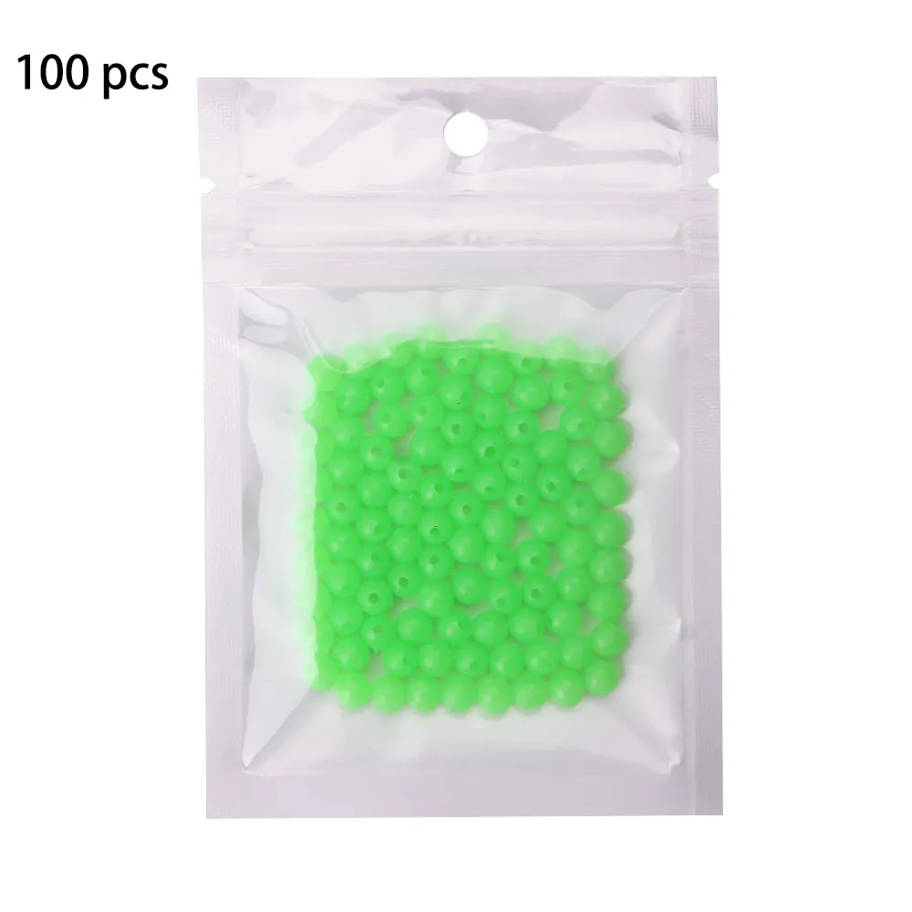 

Рыболовные приманки плавающий Float 100 шт. 5 мм Мягкие рыболовные бусины, Круглые Светящиеся бусины для Рига, морские снасти, инструмент, рыболо...