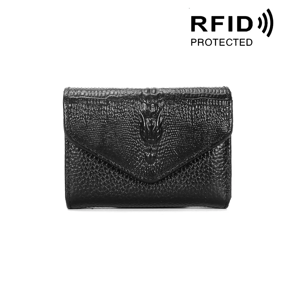 WESTCREEK брендовый мужской RFID-Блокировка крокодиловой головы узор визитница