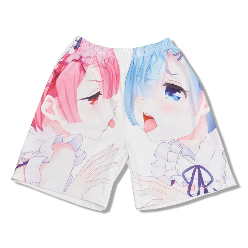 Пляжные шорты аниме Zero Ram Rem шорты Kara Hajimeru Isekai Seikatsu нижнее белье для мужчин и женщин для взрослых трусы аниме