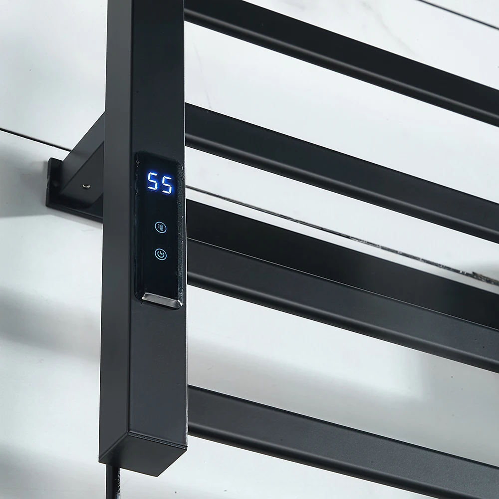 bathroom accessories electric towel dryer rack towel warmer and towel holder smart home for bathroom free global shipping