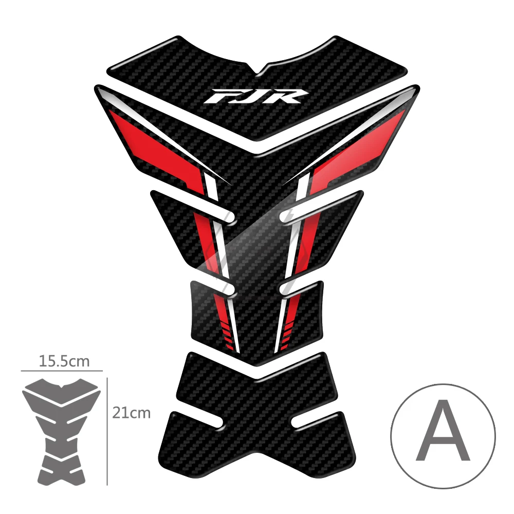 Защитная Наклейка для бака мотоцикла Yamaha FJR 1300 FJR1300 A/AS/ABS 3D углеродный вид|Наклейки