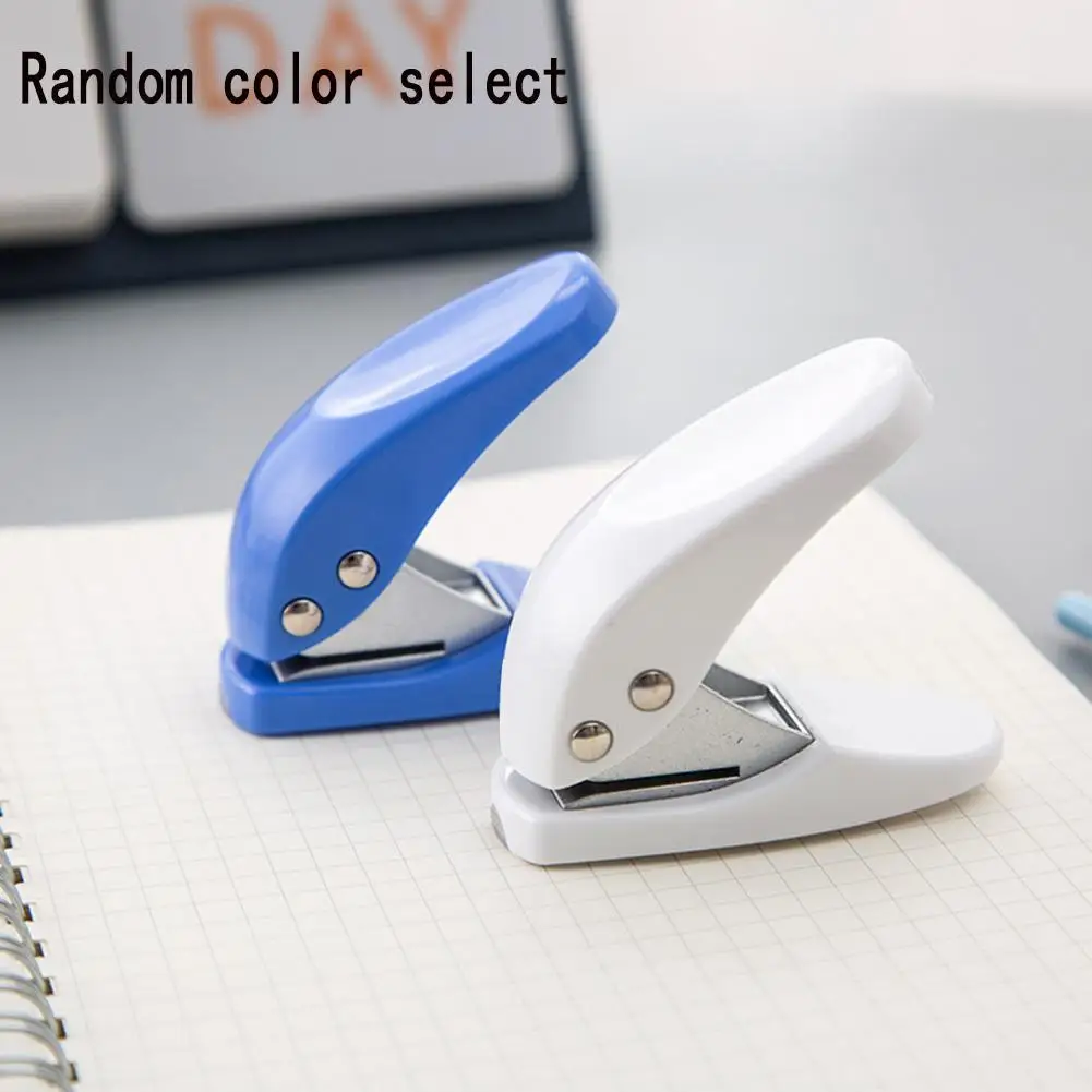 

DeLi 1 Pc Mini Card Paper Hole Puncher Craft Circle Pattern Scrapbooking Hole Puncher Office Hand Punch Paper Hole Statione Q2P0