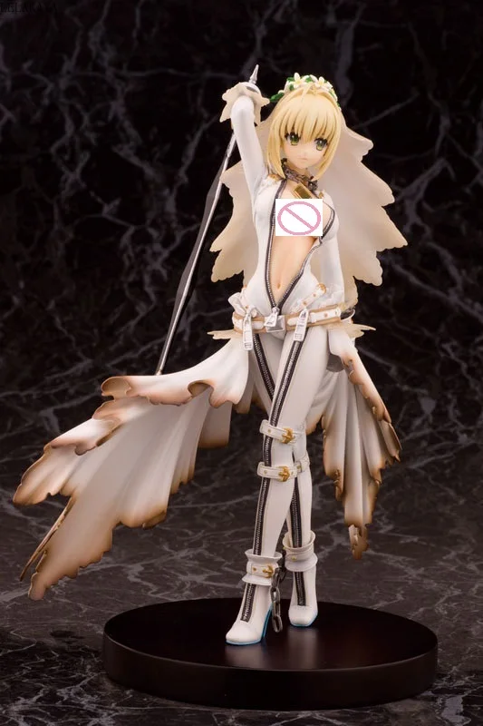 

22CM New Japanese Anime Fate Stay Night Saber Lily the Sword of Victory PVC Action Figure Collection Model Toys Doll Brinquedos