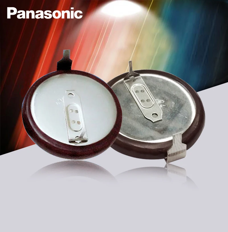 10 шт. Panasonic оригинальный VL2330/HFN 3 в 50 мАч 180 градусов перезаряжаемая батарея