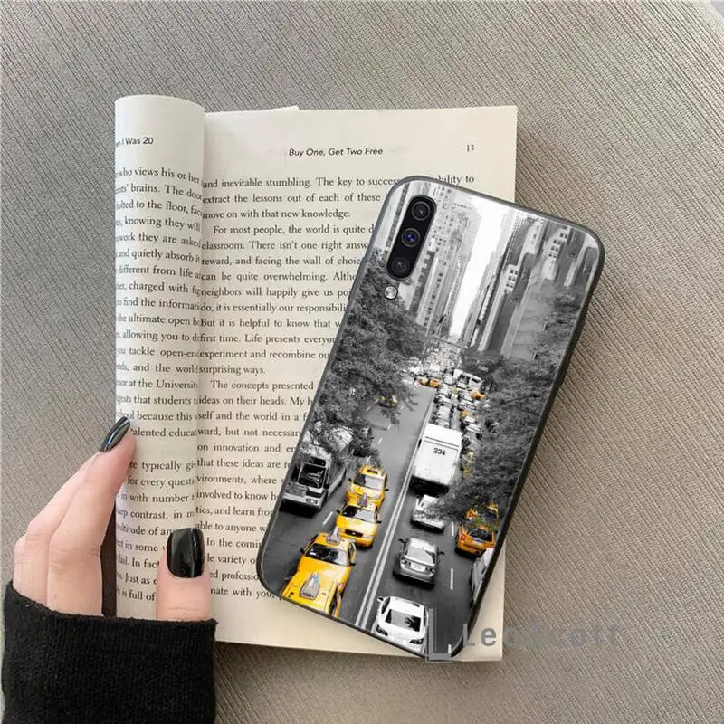 

New York City Times Square Taxi Phone Case For Samsung Galaxy J2 J4 J5 J6 J7 J8 2016 2017 2018 Prime Pro plus Neo duo