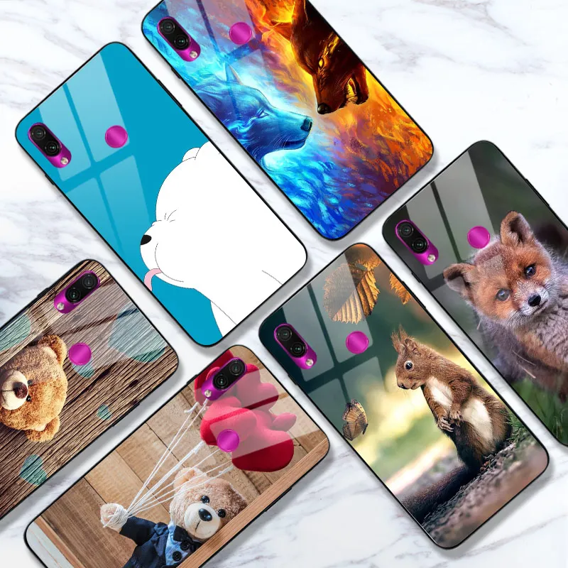 Чехол с животными для телефона Xiaomi Redmi 7 9A 7A 8A 6A 5 Plus чехол Note 8 PRO 9 S 5A Prime T Mi A3 9T 10 Lite |