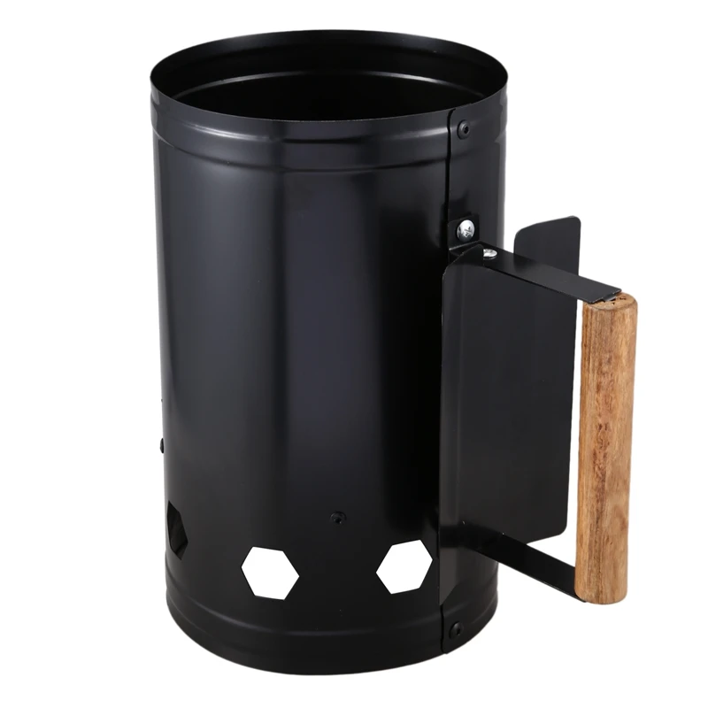 Уголь дымоход стартер барбекю зажигалка древесный уголь гриль пожарный для