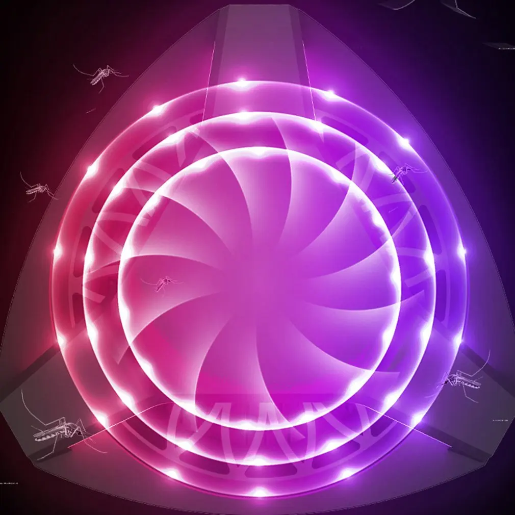 

Electric Mosquito Net Silent with UV Light Lamp Non-Toxic Ultrasonic Mosquito Lamps for Indoor or Camping